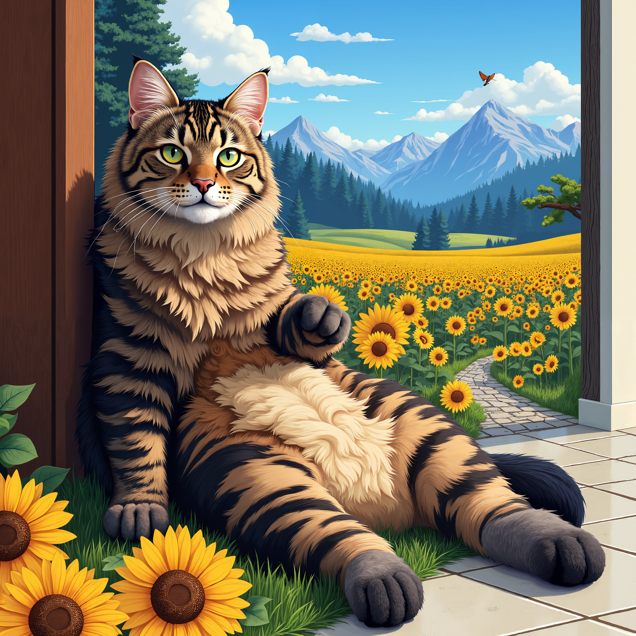 Sunflower Pawradise-Custom Pet Mug