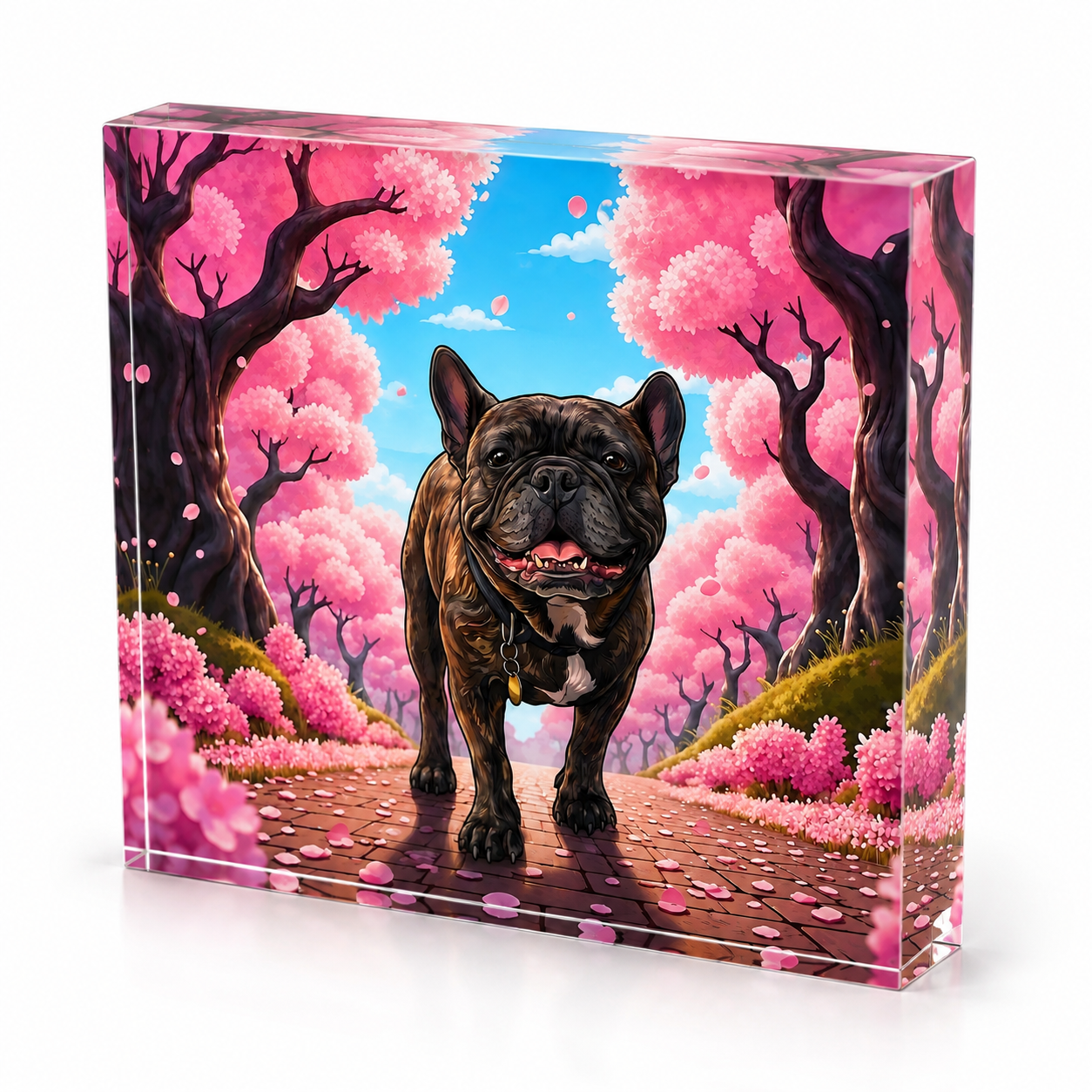 Cherry Pawssom | Custom 3D Acrylic Photo Block