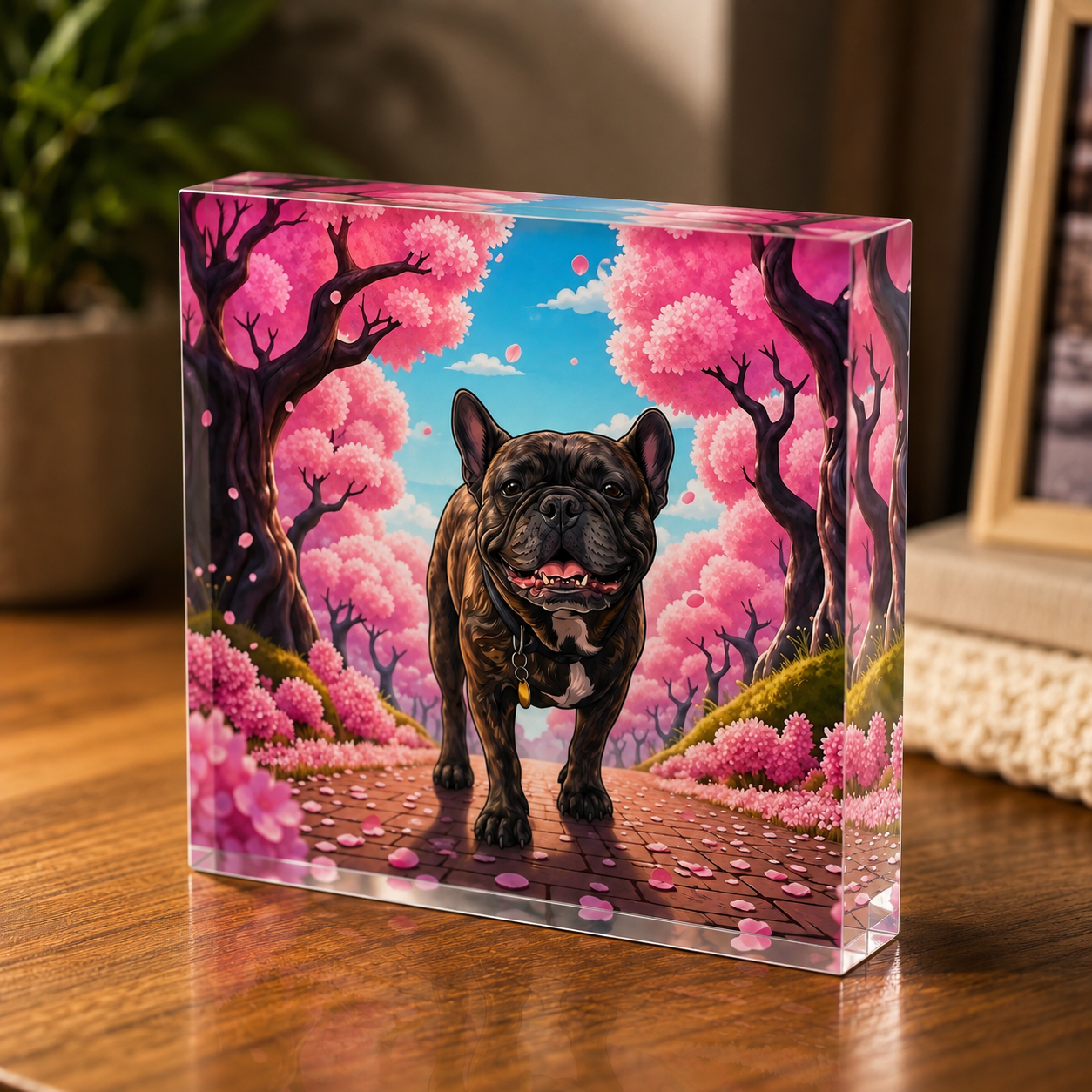 Cherry Pawssom | Custom 3D Acrylic Photo Block
