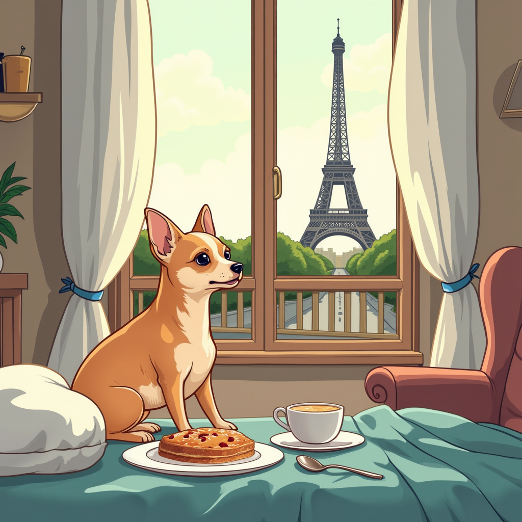 Eiffel Tower-Custom Pet Mug