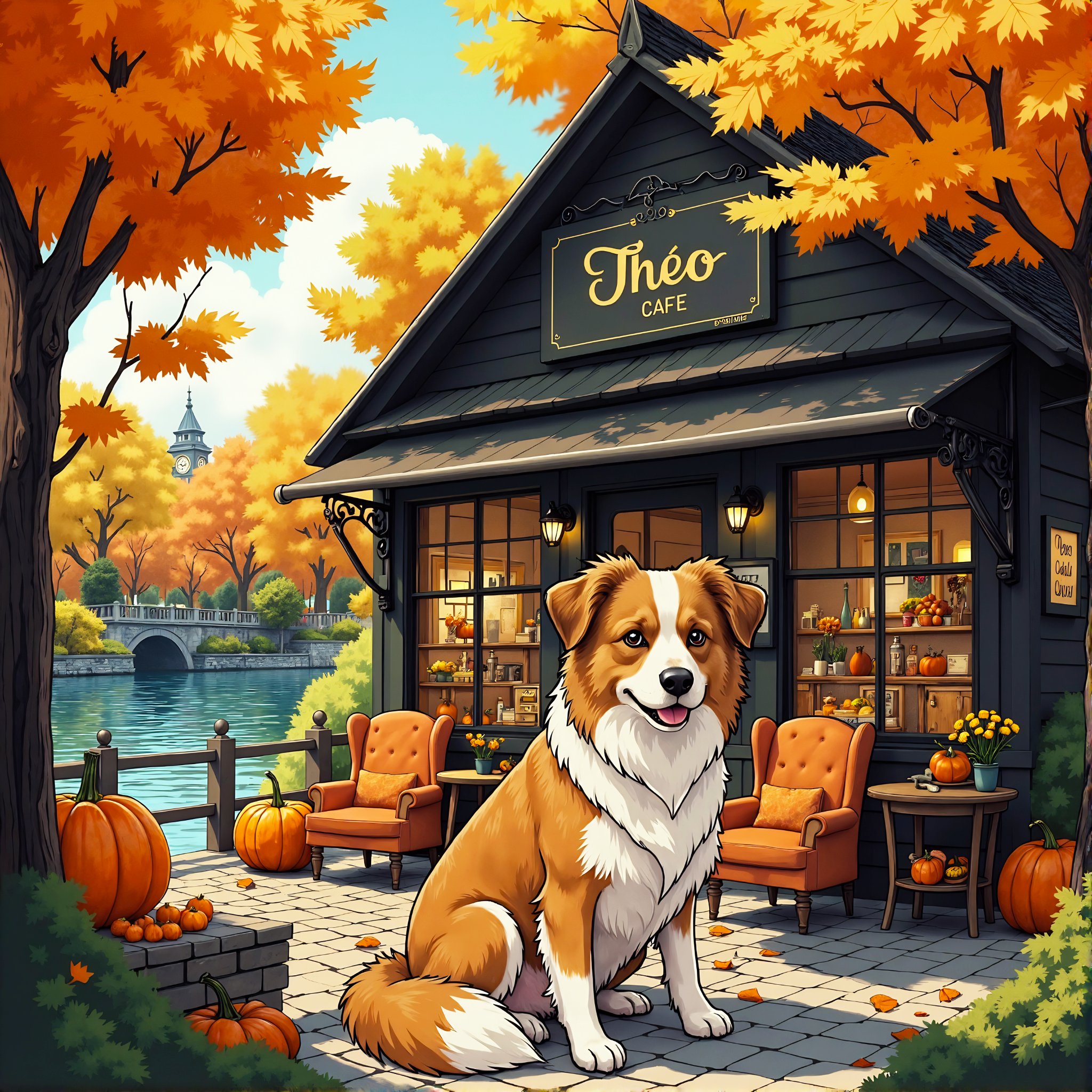 Fall Cafe- Custom Pet Mug