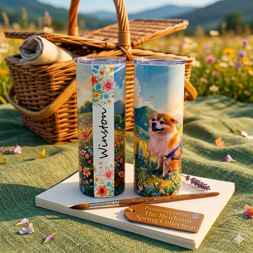 Wild Flower- Custom Pet Tumbler