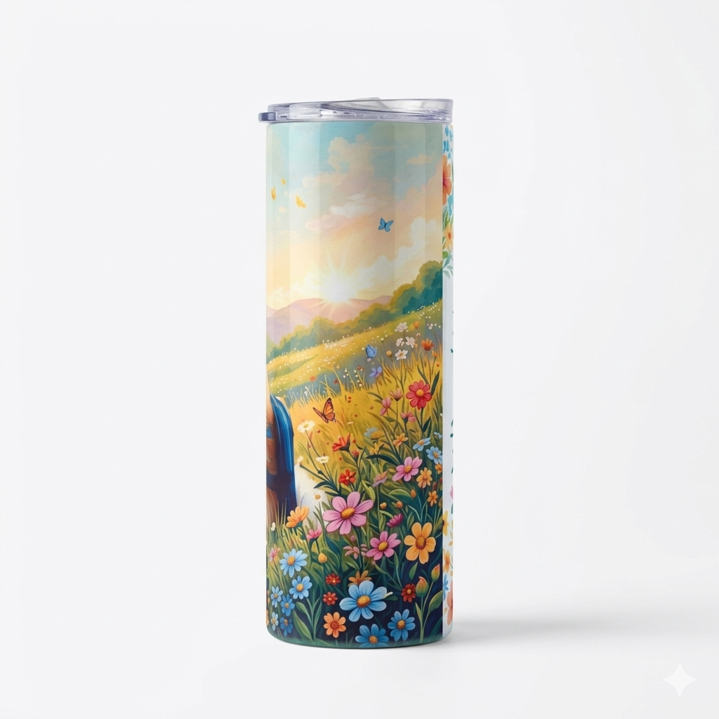 Wild Flower- Custom Pet Tumbler