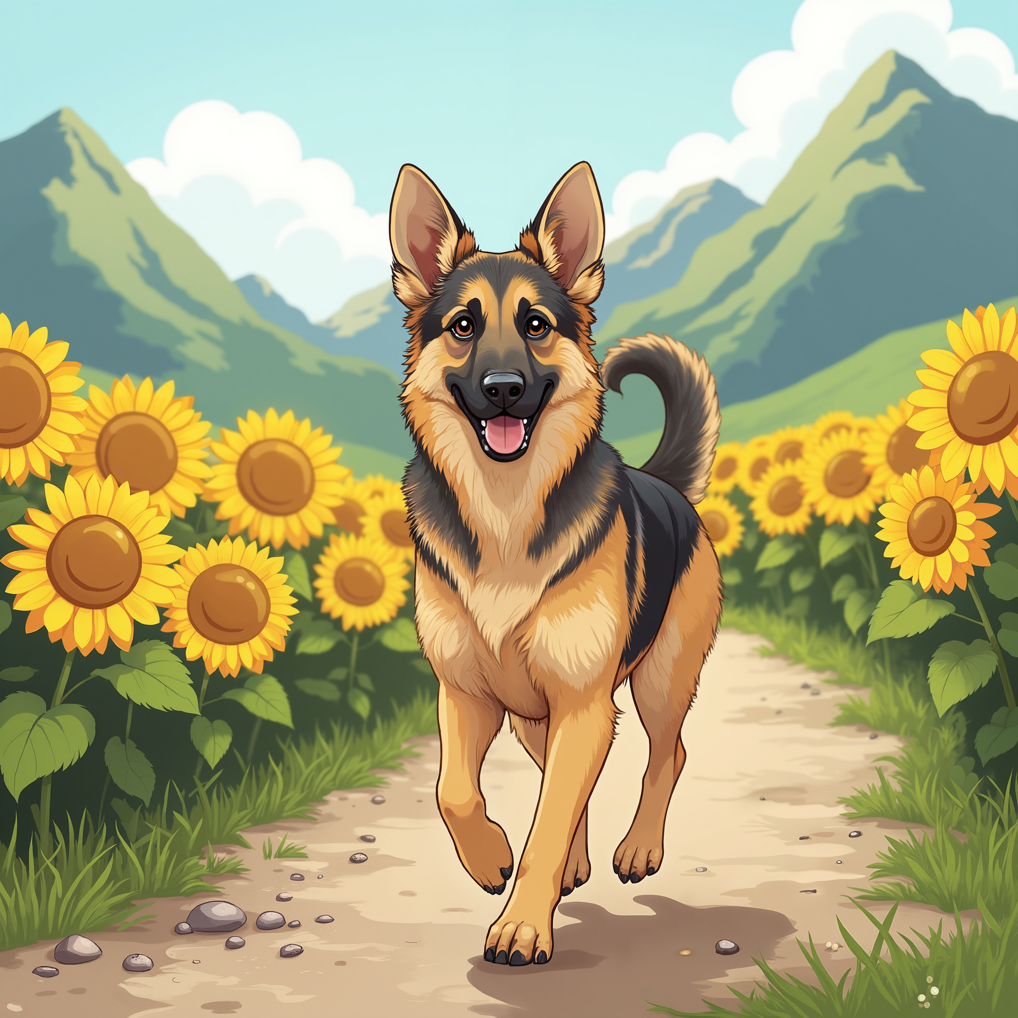 Sunflower Pawradise-Custom Pet Mug